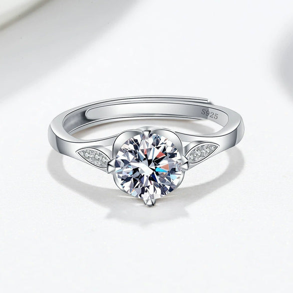 Wholesale Women's S925 Sterling Silver Ring With Geometric Design And Electroplating Treatment