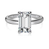Wholesale Women's S925 Sterling Silver Ring With Geometric Design And Square Zirconium Electroplated