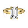 Wholesale Women's S925 Sterling Silver Ring With Geometric Design And Square Zirconium Electroplated