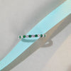 Wholesale Women's S925 Sterling Silver Ring With Geometric Pattern And Zircon Design