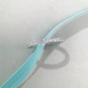 Wholesale Women's S925 Sterling Silver Ring With Geometric Pattern And Zircon Design