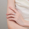 Wholesale Women's S925 Sterling Silver Ring With Moissanite Diamondencrusted Small Twist Design Electroplated With Doll Animal Zodiac Letters Numbers Text Pattern Minimalist Style