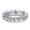 Wholesale Women's S925 Sterling Silver Ring With Zircon And High Carbon Diamond