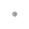 Wholesale Women's S925 Sterling Silver Simple Mini Earrings With Geometric Inlay And Seiko Treatment