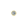 Wholesale Women's S925 Sterling Silver Simple Mini Earrings With Geometric Inlay And Seiko Treatment