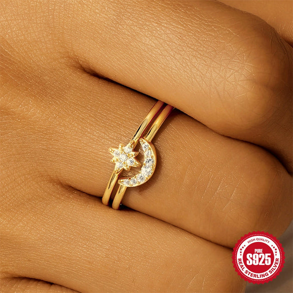 Wholesale Women's S925 Sterling Silver Simple Niche Design Geometric Line Diamond Wedding Engagement Ring