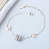 Wholesale Women's S925 Sterling Silver Small Waist Light Luxury Ring And Bracelet With Electroplating