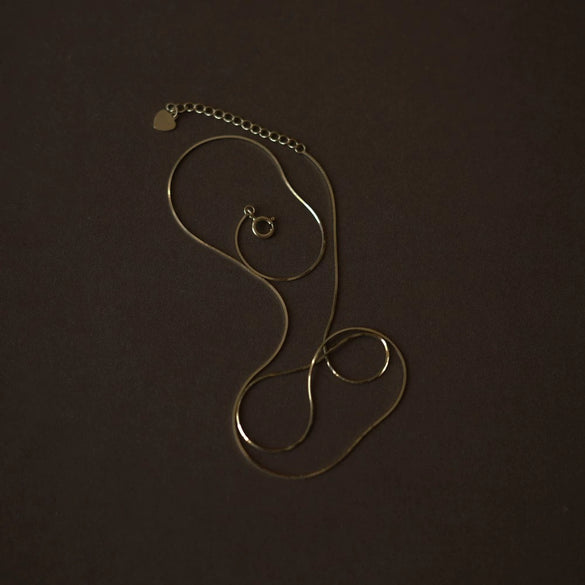 Wholesale Women's S925 Sterling Silver Snake Bone Chain 18K Gold Plated Animal Zodiac Pattern Polished Necklace