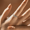 Wholesale Women's S925 Sterling Silver Square Crowninspired Ring With Inlaid Zircon
