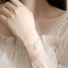 Wholesale Women's S925 Sterling Silver Star Patterned Electroplated Bracelet