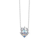 Wholesale Women's S925 Sterling Silver Twelve Constellation Inlaid Zircon Pendant Necklace Cross Chain Light Luxury Style