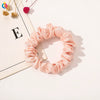 Wholesale Women's Satin Large Intestine Shape Hair Ring Manual Crafted