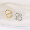 Wholesale Women's Scarf Buckle Alloy Star Geometric Fashion Electroplated Accessory