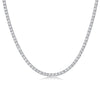 Wholesale Women's 925 Silver Clavicle Chain With Moissanite Inlay Geometric Style Long Star River Necklace