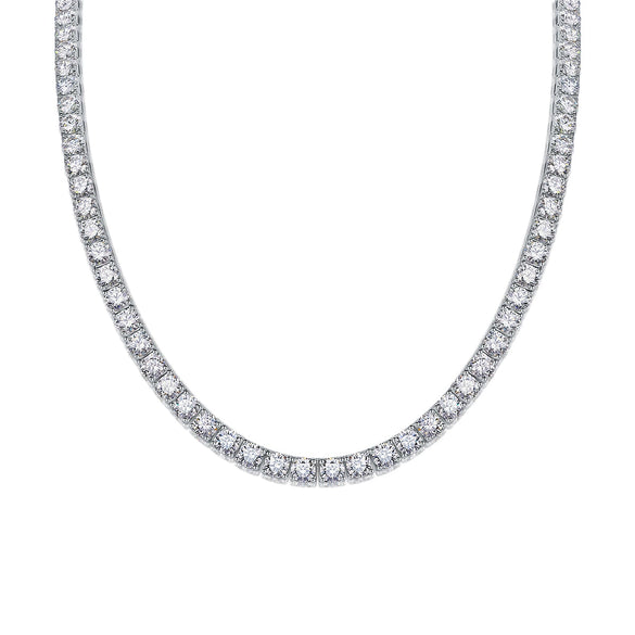 Wholesale Women's 925 Silver Clavicle Chain With Moissanite Inlay Geometric Style Long Star River Necklace