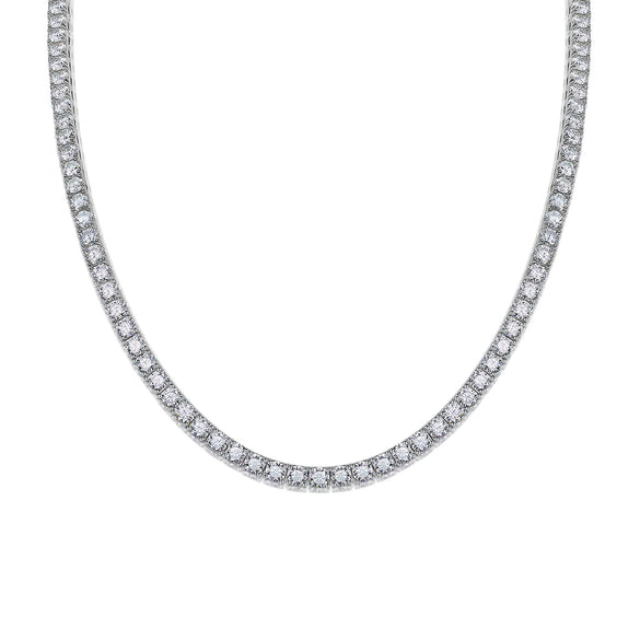 Wholesale Women's 925 Silver Clavicle Chain With Moissanite Inlay Geometric Style Long Star River Necklace