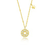 Wholesale Women's 925 Silver Fourleaf Clover Sixpointed Star Diamond Pendant Necklace With Cross Chain
