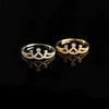 Wholesale Women's 925 Silver Geometric Crown Ring With Zircon And Electroplating Design