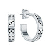 Wholesale Women's 925 Silver Geometric Dice Earrings With Electroplating