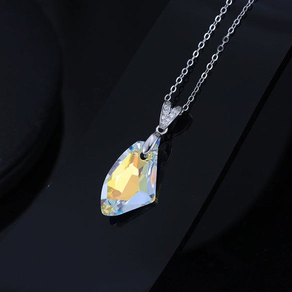 Wholesale Women's Silver Geometric Electroplated Simple Light Luxury Necklace