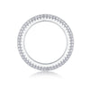 Wholesale Women's 925 Silver Geometric Moissanite Set Ring