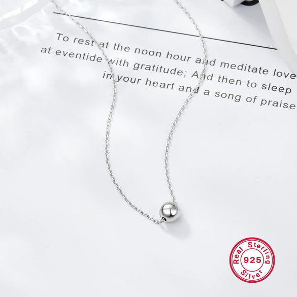 Wholesale Women's 925 Silver Geometric Niche Versatile Light Luxury Clavicle Chain Necklace With Electroplating
