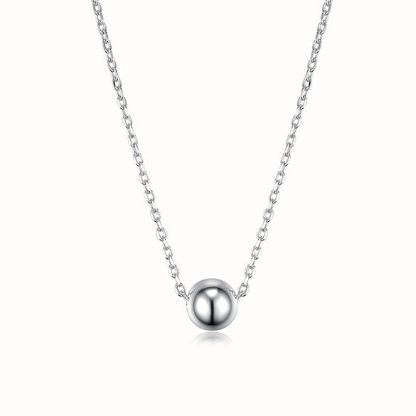 Wholesale Women's 925 Silver Geometric Niche Versatile Light Luxury Clavicle Chain Necklace With Electroplating