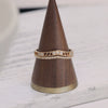 Wholesale Women's 925 Silver Goldplated Heartshaped Zircon Vshaped Stacked Ring