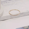 Wholesale Women's 925 Silver Goldplated Heartshaped Zircon Vshaped Stacked Ring