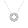 Wholesale Women's 925 Silver Moissanite Inlaid Geometric Fashion Cross Chain Necklace Pendant Accessories