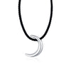 Wholesale Women's 925 Silver Moon Pendant Clavicle Chain With Electroplating Versatile And Minimalist Style