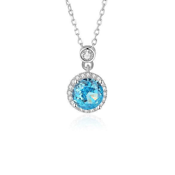 Wholesale Women's 925 Silver Necklace With Moissanite And Geometric Style
