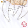 Wholesale Women's 925 Silver Necklace With Star Geometric Pattern Regular Chain And Electroplating Treatment