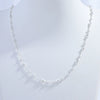 Wholesale Women's Silver 925 Sterling Car Flower Chain Necklace With Geometric U Shape And Electroplating