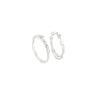 Wholesale Women's Silver Zircon Open Ring Copper Electroplating Heart Bow Geometric Shape