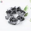 Wholesale Women's Simple Basic Fabric Plaid Handmade Hair Ring Headwear