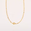 Wholesale Women's Simple Electroplated Stainless Steel Heart Shape Mixed Gemstone Setting Pendant Necklace