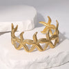 Wholesale Women's Simple Electroplated Stainless Steel Starfish Bracelet Fashion Stylish Casual Style