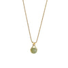 Wholesale Women's Simple Elegant Titanium Steel Necklace With Geometric Pattern And Gold Inlaid Design