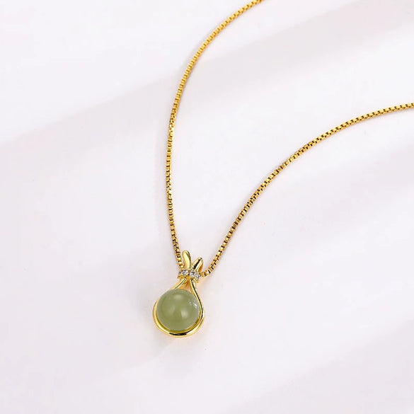 Wholesale Women's Simple Elegant Titanium Steel Necklace With Geometric Pattern And Gold Inlaid Design