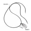 Wholesale Women's Simple Fashion Exaggerated Hollow Five Pointed Star And Heart Pendant Necklace With Wax Rope Chain Made Of Stainless Steel With Electroplating Treatment