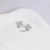 Wholesale Women's Simple Fashion Flower Shape Copper Diamondencrusted Electroplated Earrings