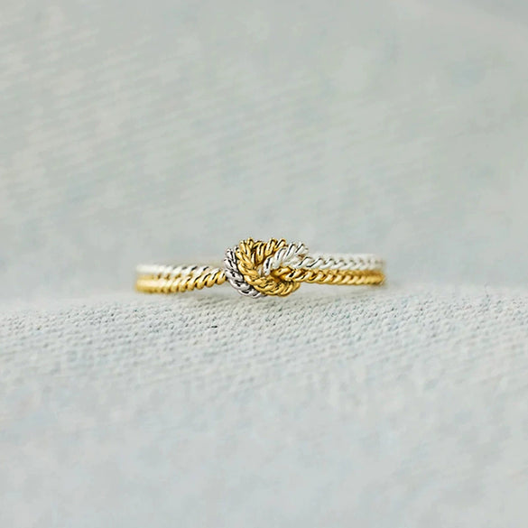 Wholesale Women's Simple Fashion Geometric Copper Ring With Electroplating And Kink Buckle Design