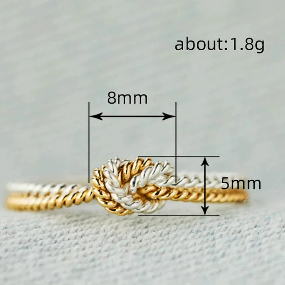 Wholesale Women's Simple Fashion Geometric Copper Ring With Electroplating And Kink Buckle Design