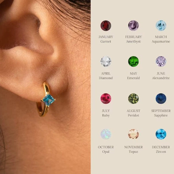 Wholesale Women's Simple Fashion Rhombus Pattern Copper Diamond Earrings Jewelry