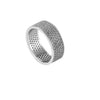 Wholesale Women's Simple Fashionable Ring With Electroplated Copper Material And Geometric Style