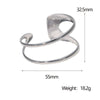 Wholesale Women's Simple Fashionable Stainless Steel Bracelets 18K Gold Plated Electroplated