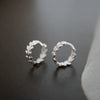 Wholesale Women's Simple Fresh Pastoral Style Copper Leaf Earrings With Electroplating