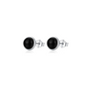 Wholesale Women's Simple Geometric Agate Inlaid 925 Sterling Silver Earrings