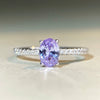 Wholesale Women's Simple Geometric Aquamarine Ring S925 Sterling Silver With Zircon And High Carbon Diamond Electroplated